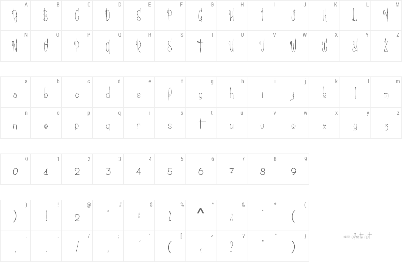 Font Yak Stories preview